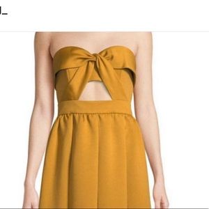 NWT JAY GODFREY Maribel gold ball gown